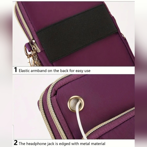 Purple Shoulder Bag, New - 2 colors available - Picture 8 of 14